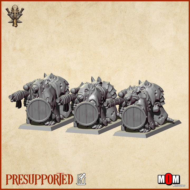gnawshot vermin, gnawbound clans mom miniatures