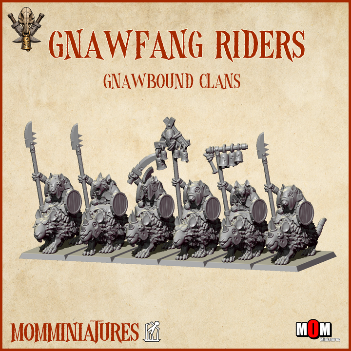 gnawfume vermin, gnawbound clans mom miniatures