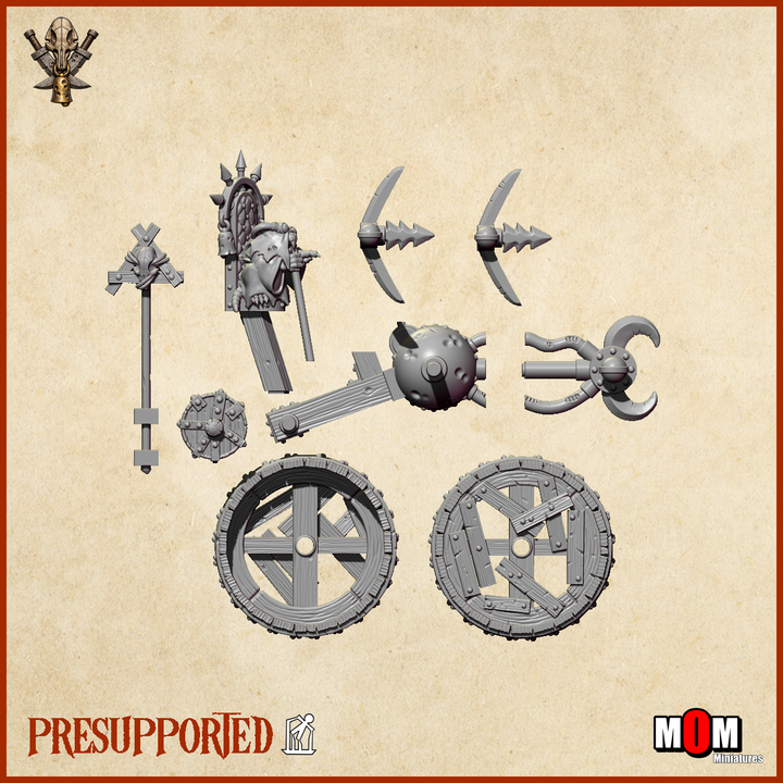 grimwheel shrine, gnawbound clans mom miniatures