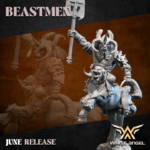 Beast Centaur Commander, beastmen, white angel miniatures (copy)