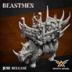 beast assault rhino, beastmen, white angel miniatures
