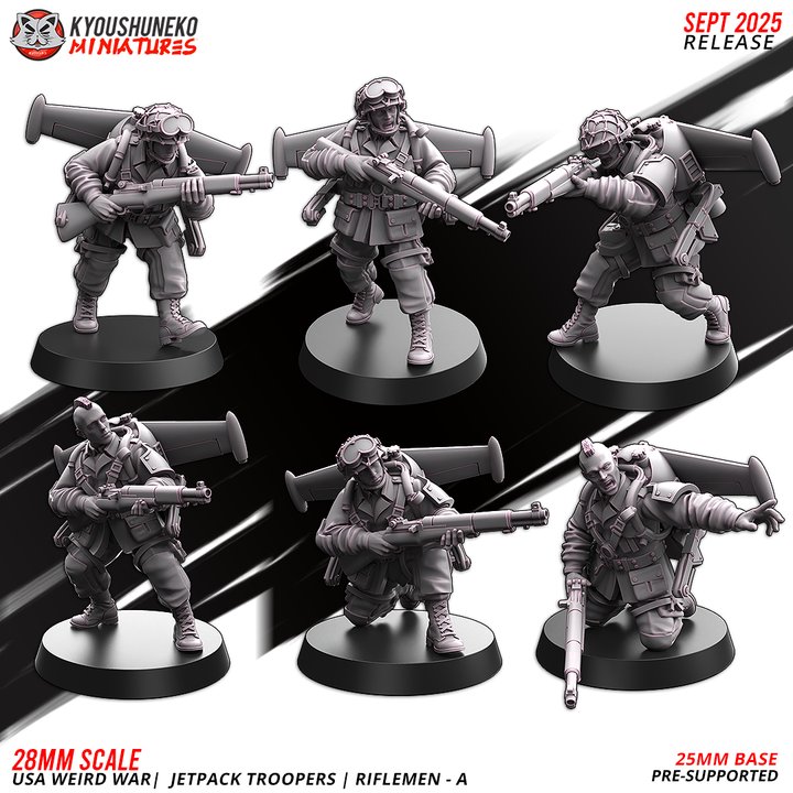 Riflemen - A | Jetpack Troopers | USA Weird War