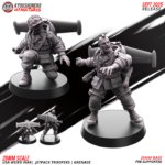 Grenade team | jetpack troopers | usa weird war, kyoushuneko miniatures (copy)
