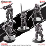 smg team | morgan class | british weird war, kyoushuneko miniatures (copy)
