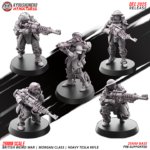 Heavy Tesla Rifleteam | morgan class | british weird war, kyoushuneko miniatures (copy)
