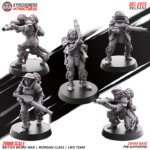 LMG team | morgan class | british weird war, kyoushuneko miniatures (copy) (copy)