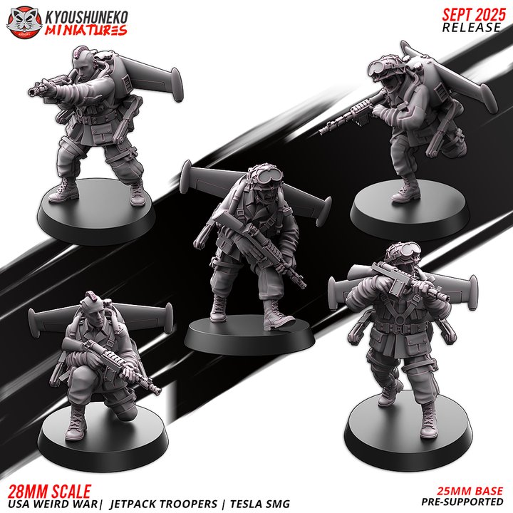 SMG Team | Jetpack Troopers | USA Weird War
