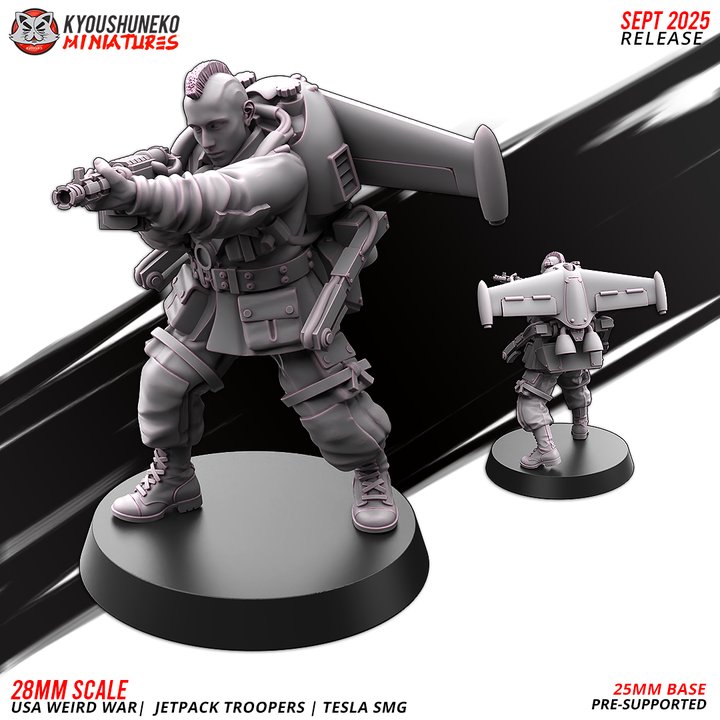SMG Team | Jetpack Troopers | USA Weird War