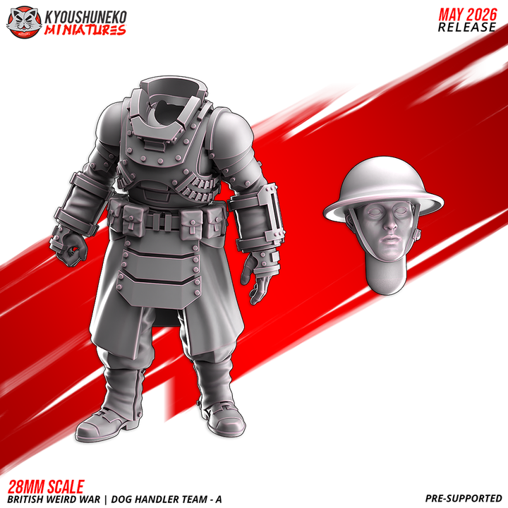 automaton hmg — british weird war | far east, kyoushuneko miniatures (copy)