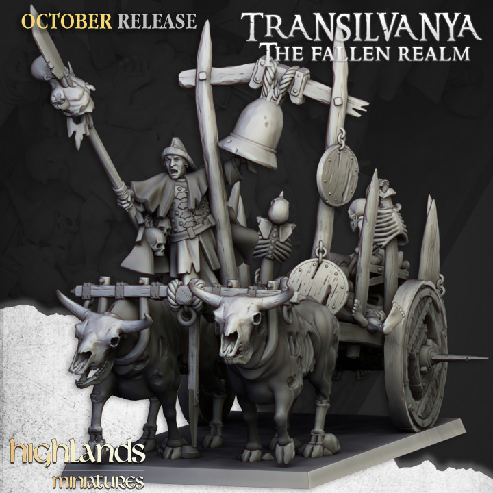 Corpse Cart, transylvania highlands miniatures (copy)