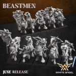 beast boar warrior, beastmen, white angel miniatures (copy)