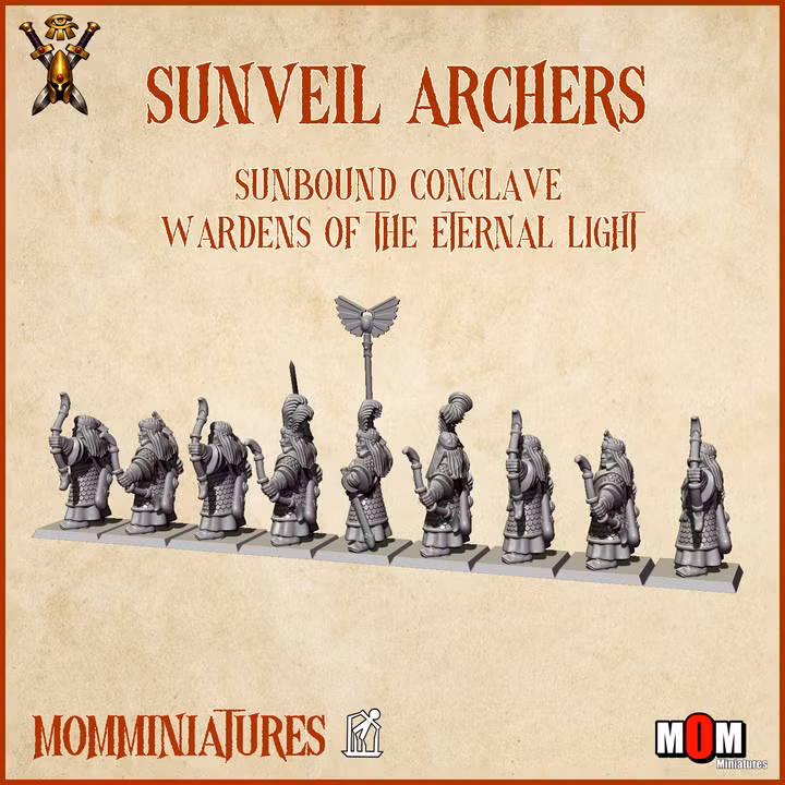 Sunbound Conclave Starter Army 1 – MoM Miniatures - Image 30