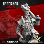 infernal shot commander, infernal empire white angel miniatures (copy)