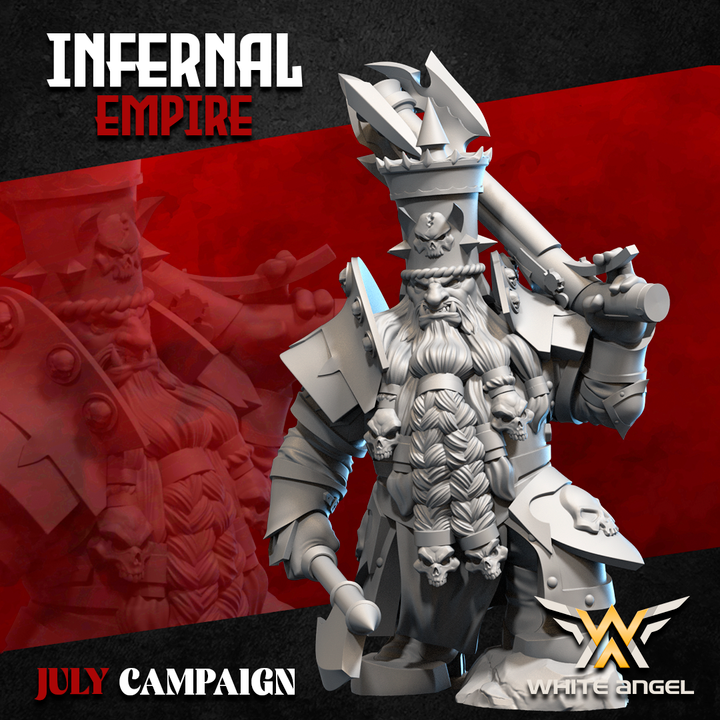 infernal shot commander, infernal empire white angel miniatures (copy)