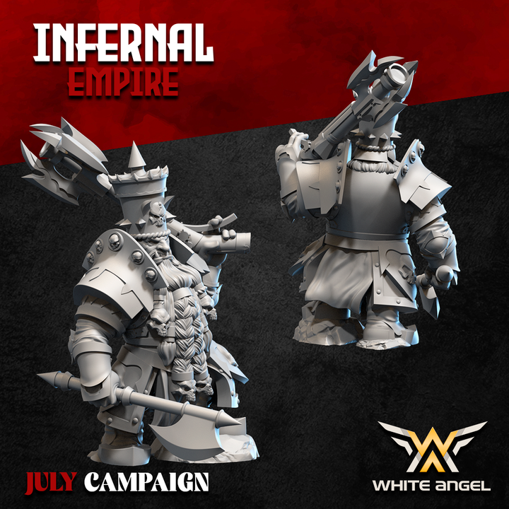 infernal commander, infernal empire white angel miniatures (copy)