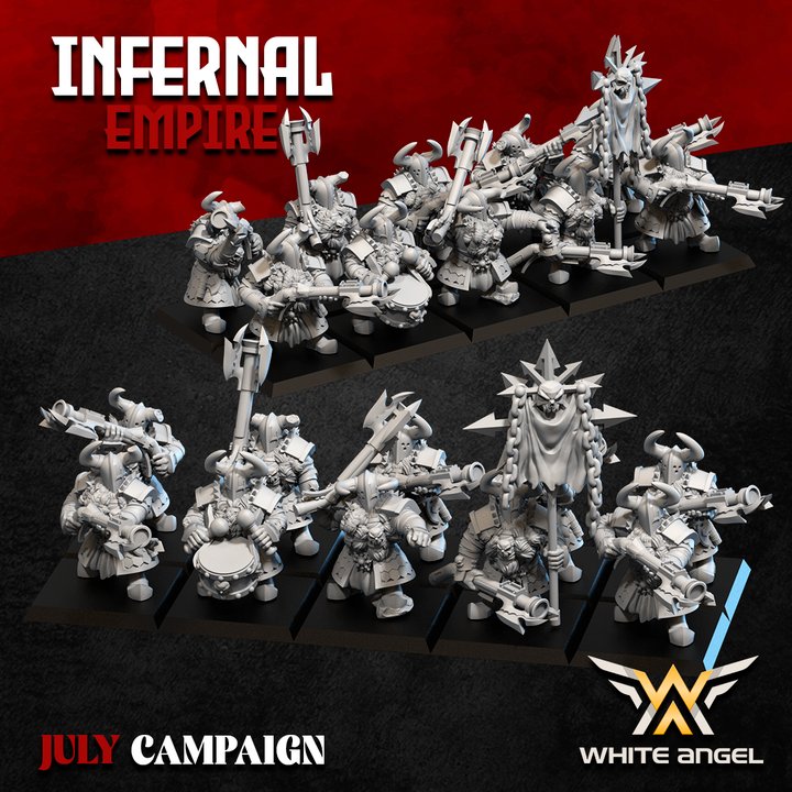 Infernal Heavy Shot, Infernal Empire, White Angel Miniatures