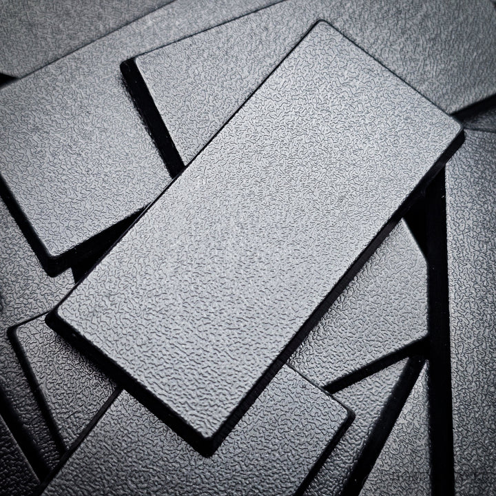 50×25mm Rectangle Bases Plastic Bases – Hobby Heaven