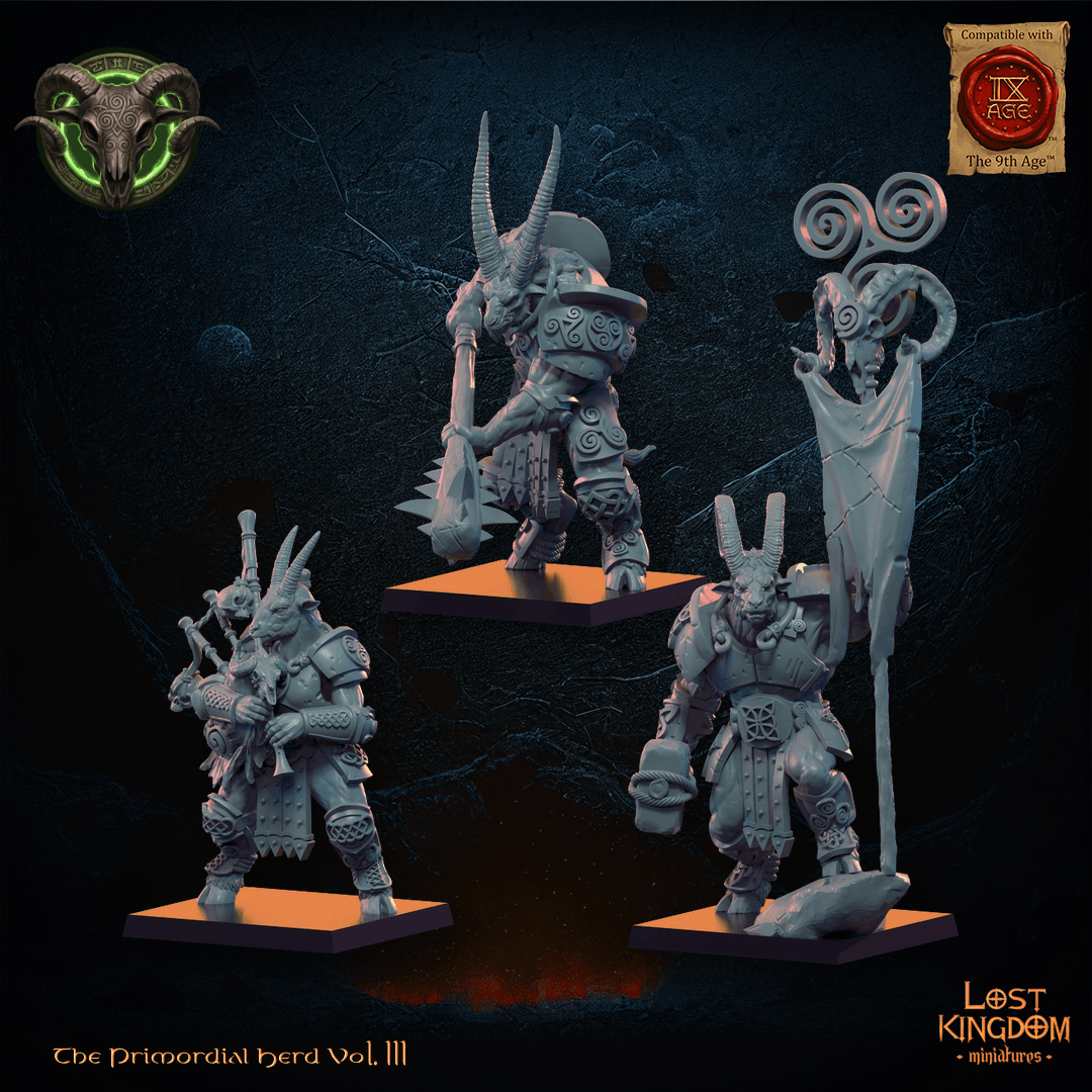 Longhorn Herd & Command Group, The Primordial Herd, Lost Kingdom - Image 2