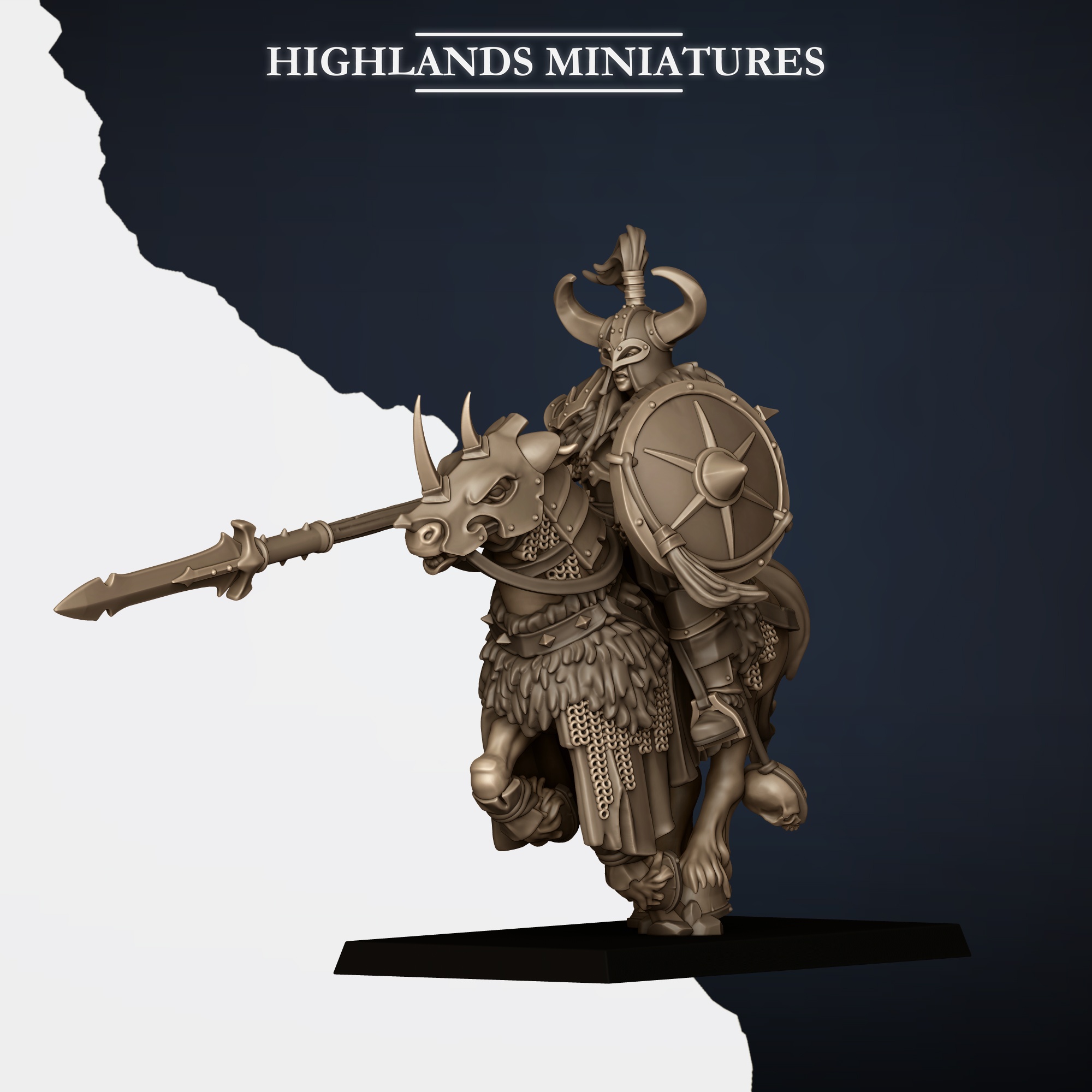 Mounted Norse Huscarls, Norse Tribes - Highlands Miniatures - Image 12