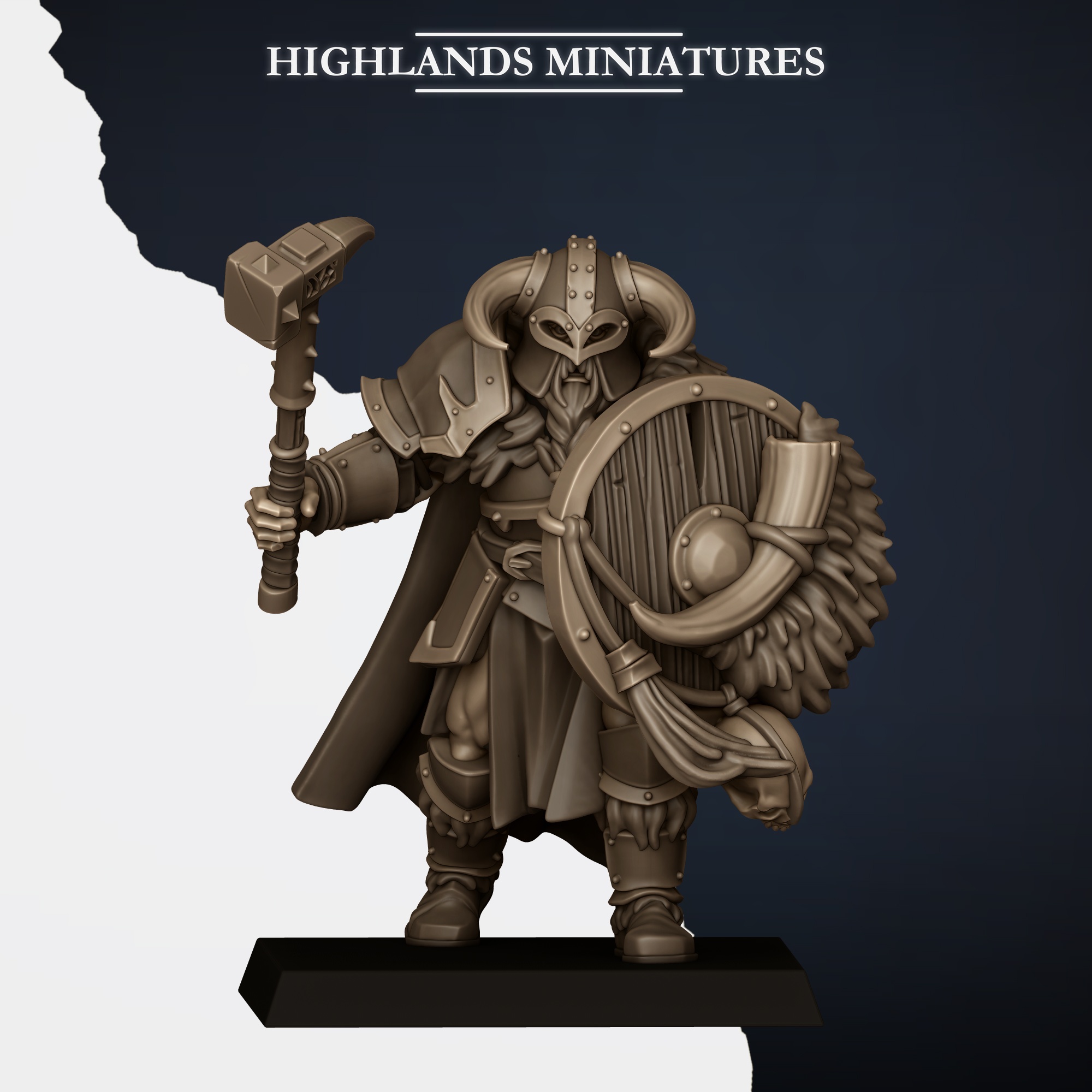 Norse Huscarls with Hand Weapons & Shields, Norse Tribes - Highlands Miniatures - Image 5