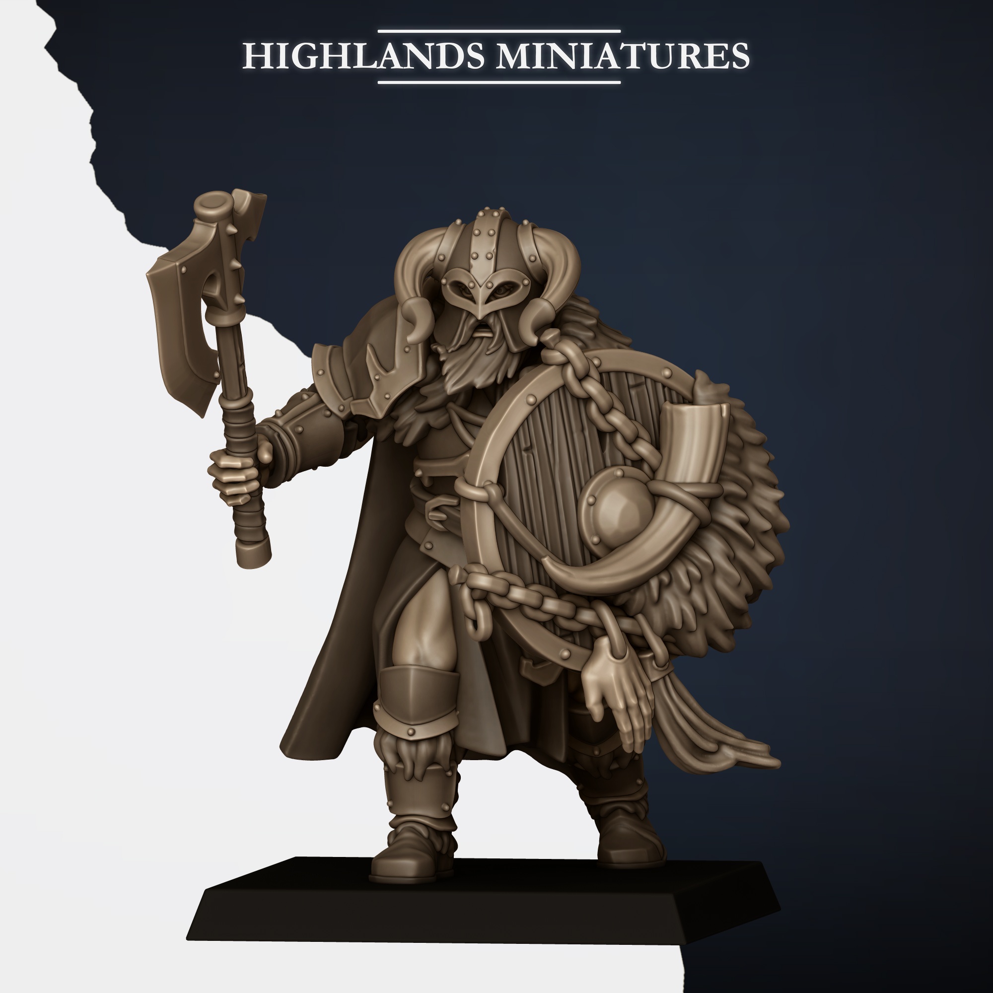 Norse Huscarls with Hand Weapons & Shields, Norse Tribes - Highlands Miniatures - Image 6