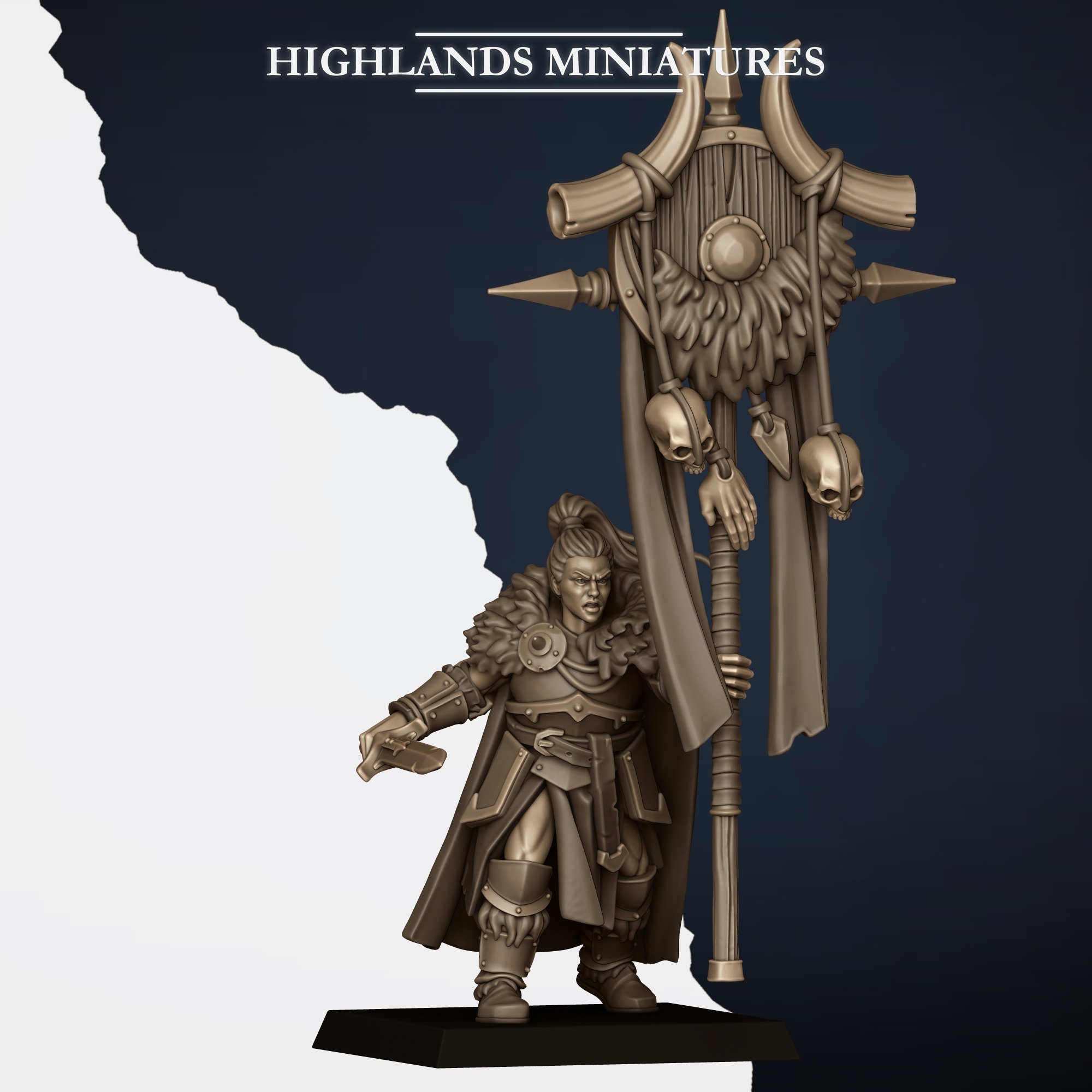 Norse Huscarls with Two-Handed Weapons, Norse Tribes - Highlands Miniatures - Image 6
