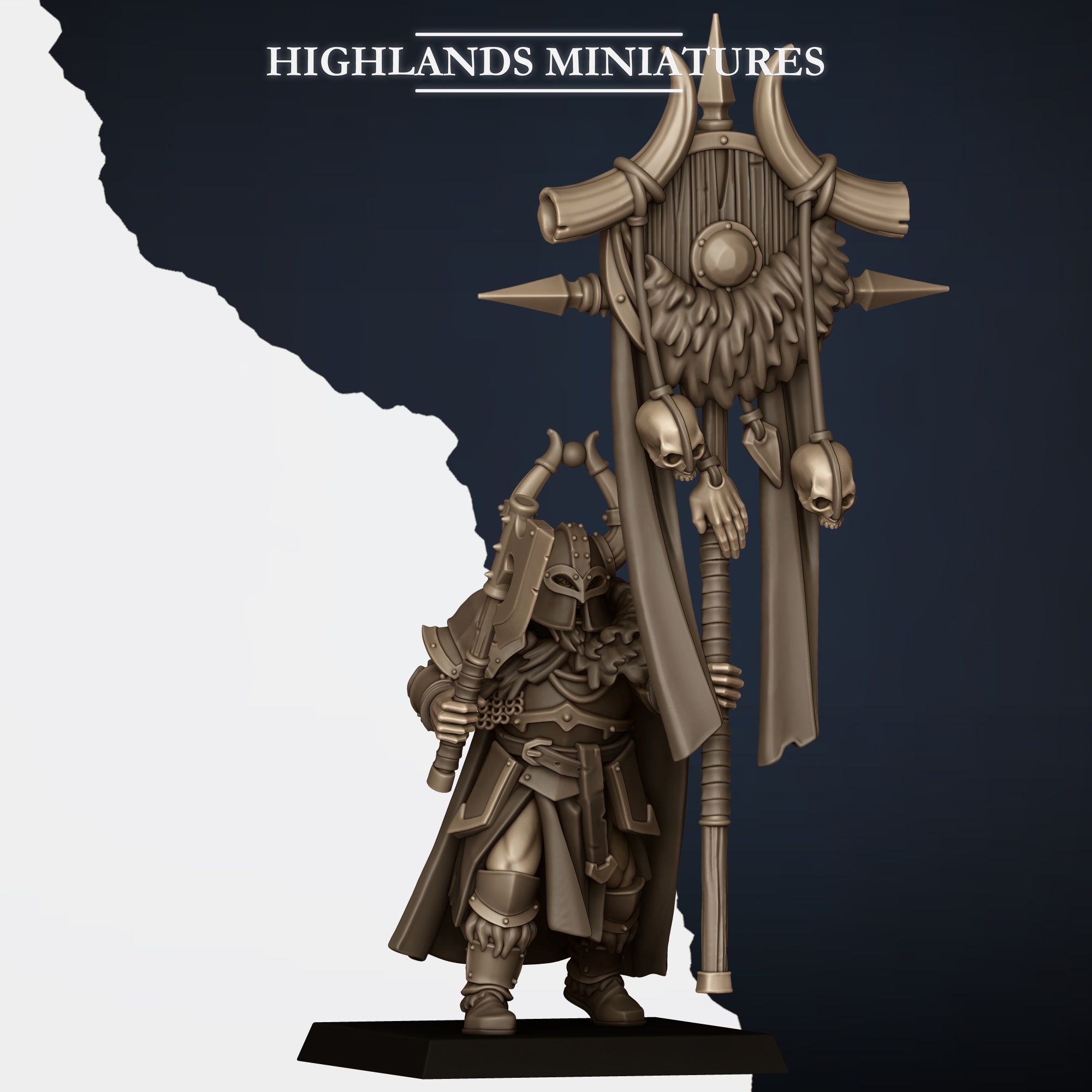 Norse Huscarls with Hand Weapons & Shields, Norse Tribes - Highlands Miniatures - Image 9