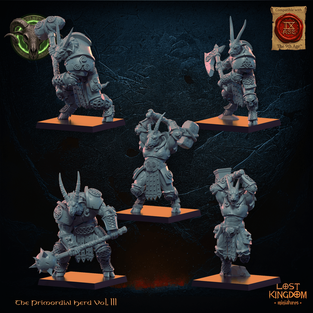 Longhorn Herd & Command Group, The Primordial Herd, Lost Kingdom - Image 3