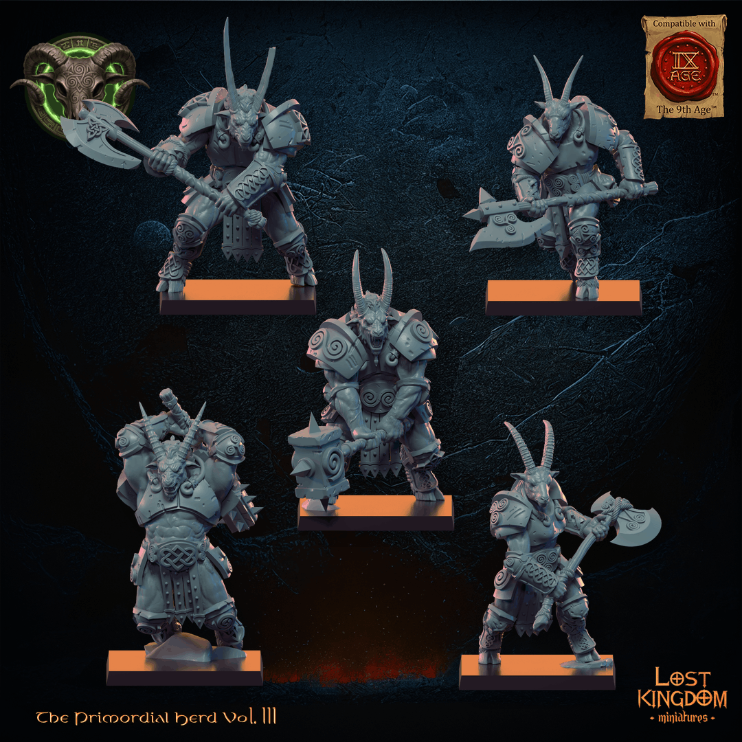 Longhorn Herd & Command Group, The Primordial Herd, Lost Kingdom - Image 5
