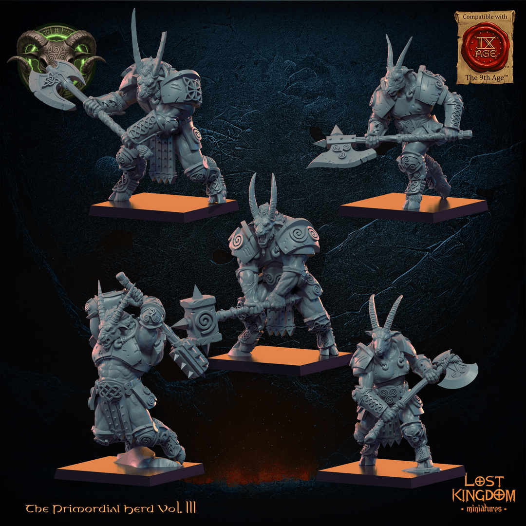 Longhorn Herd & Command Group, The Primordial Herd, Lost Kingdom - Image 4