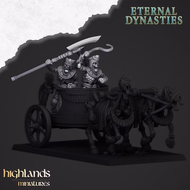 Ancient Guard Chariot Driver, Eternal Dynasties - Highlands Miniatures