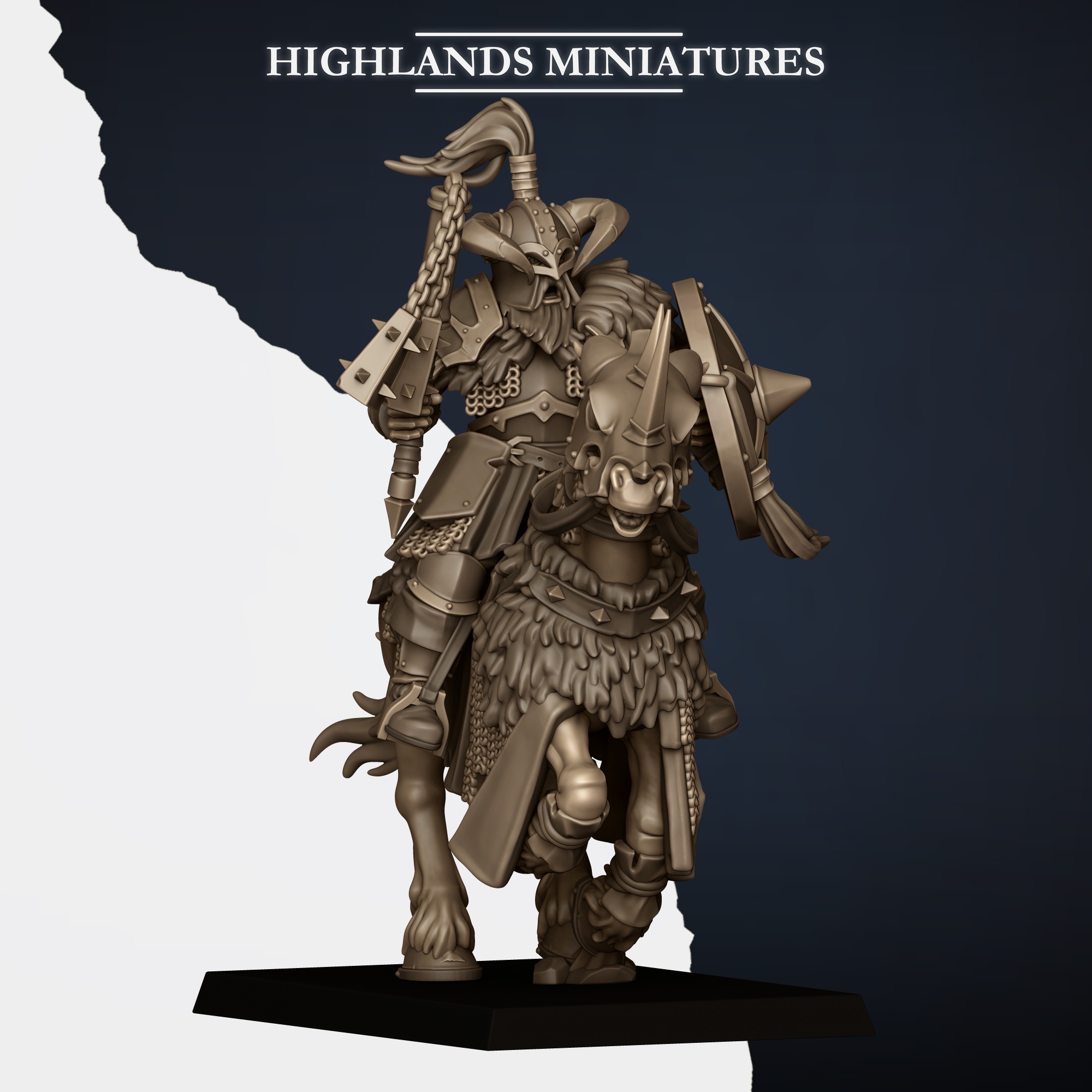 Mounted Norse Huscarls, Norse Tribes - Highlands Miniatures - Image 8