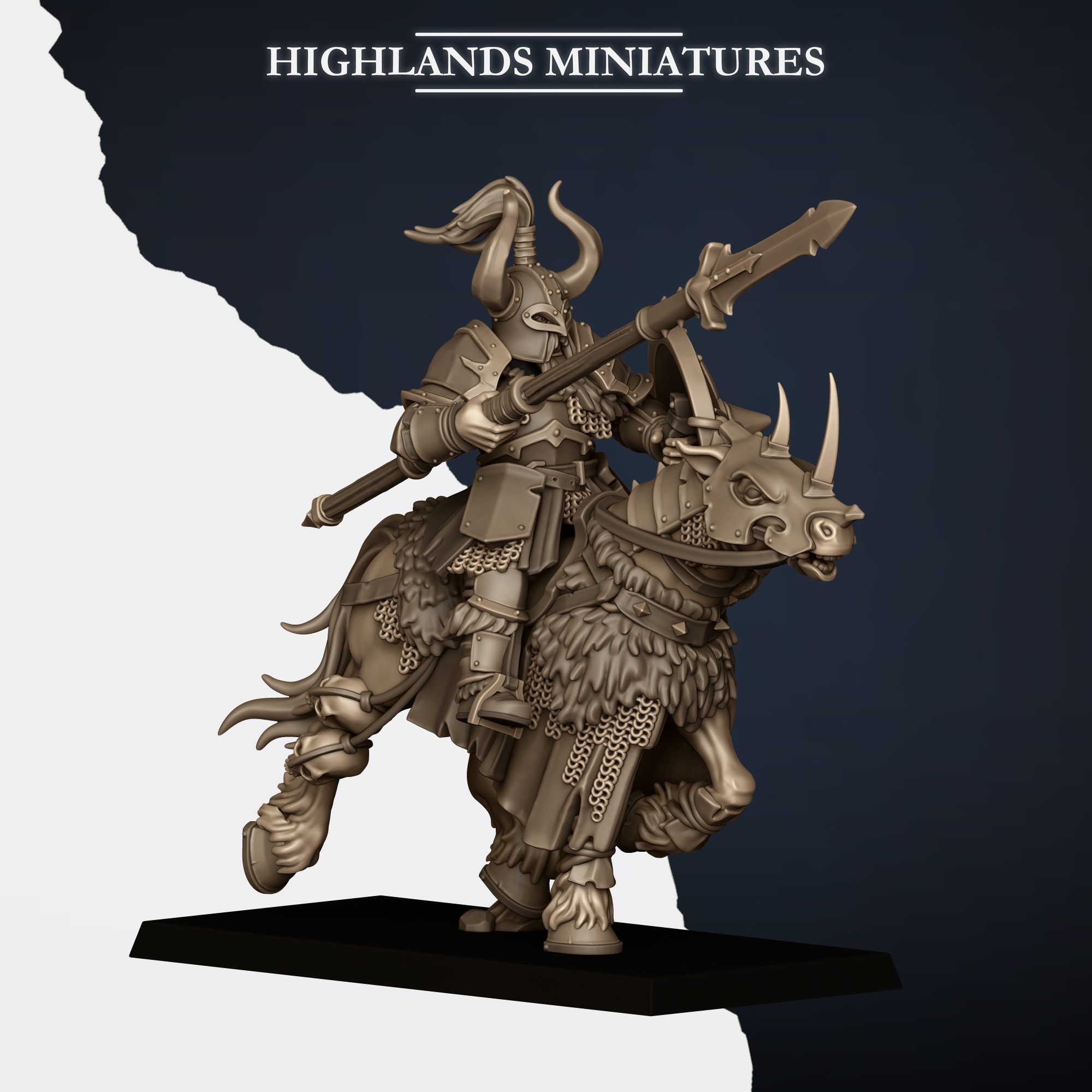 Mounted Norse Huscarls, Norse Tribes - Highlands Miniatures - Image 13