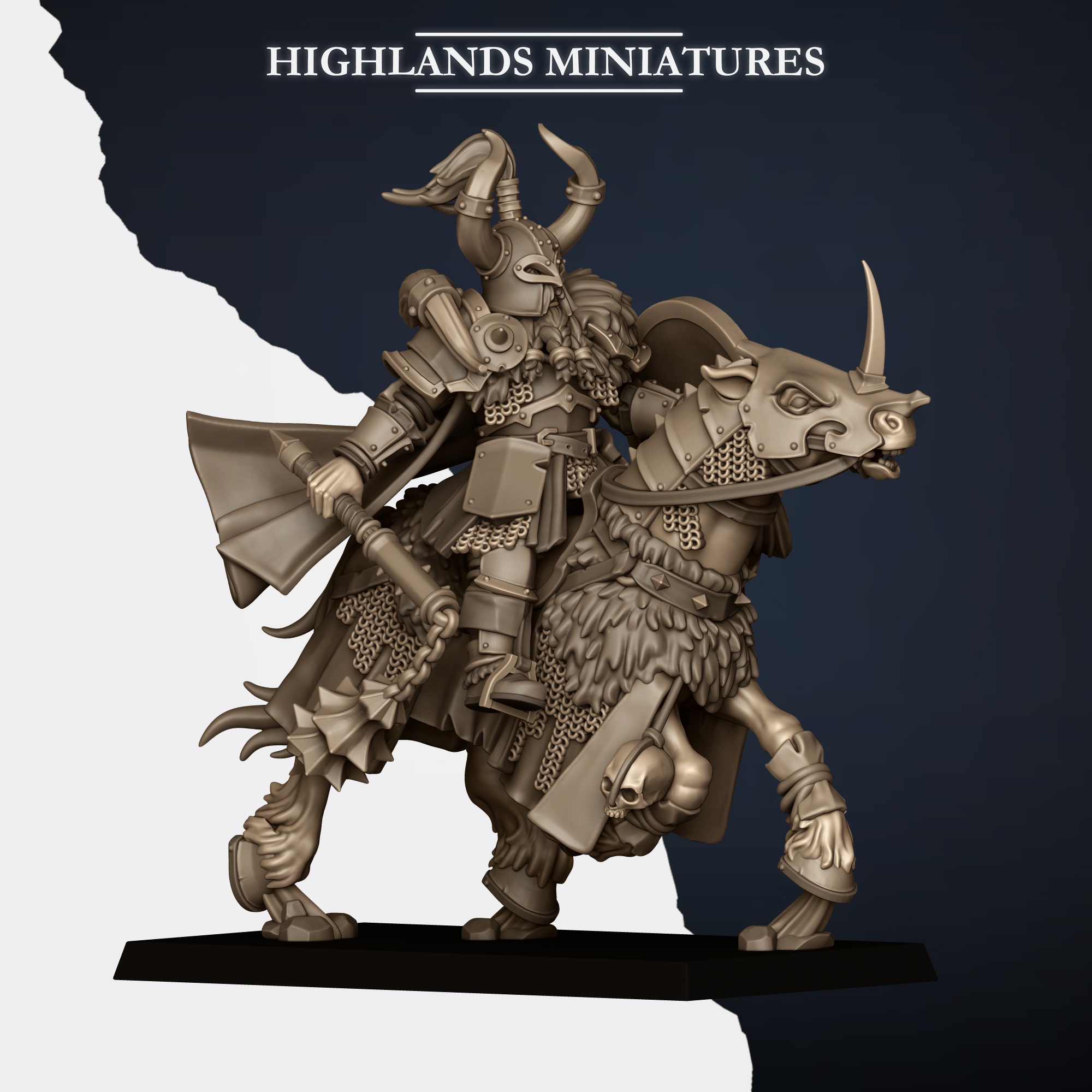 Mounted Norse Huscarls, Norse Tribes - Highlands Miniatures - Image 15