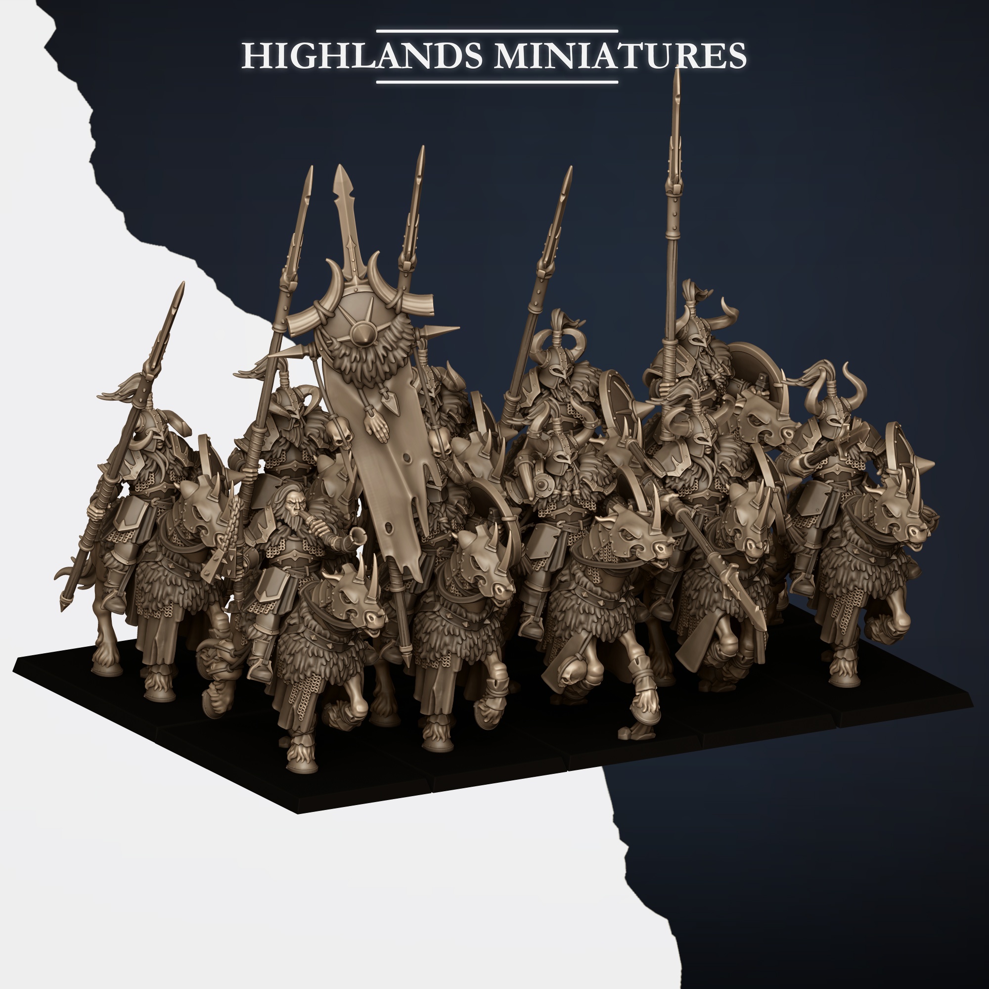Mounted Norse Huscarls, Norse Tribes - Highlands Miniatures - Image 17