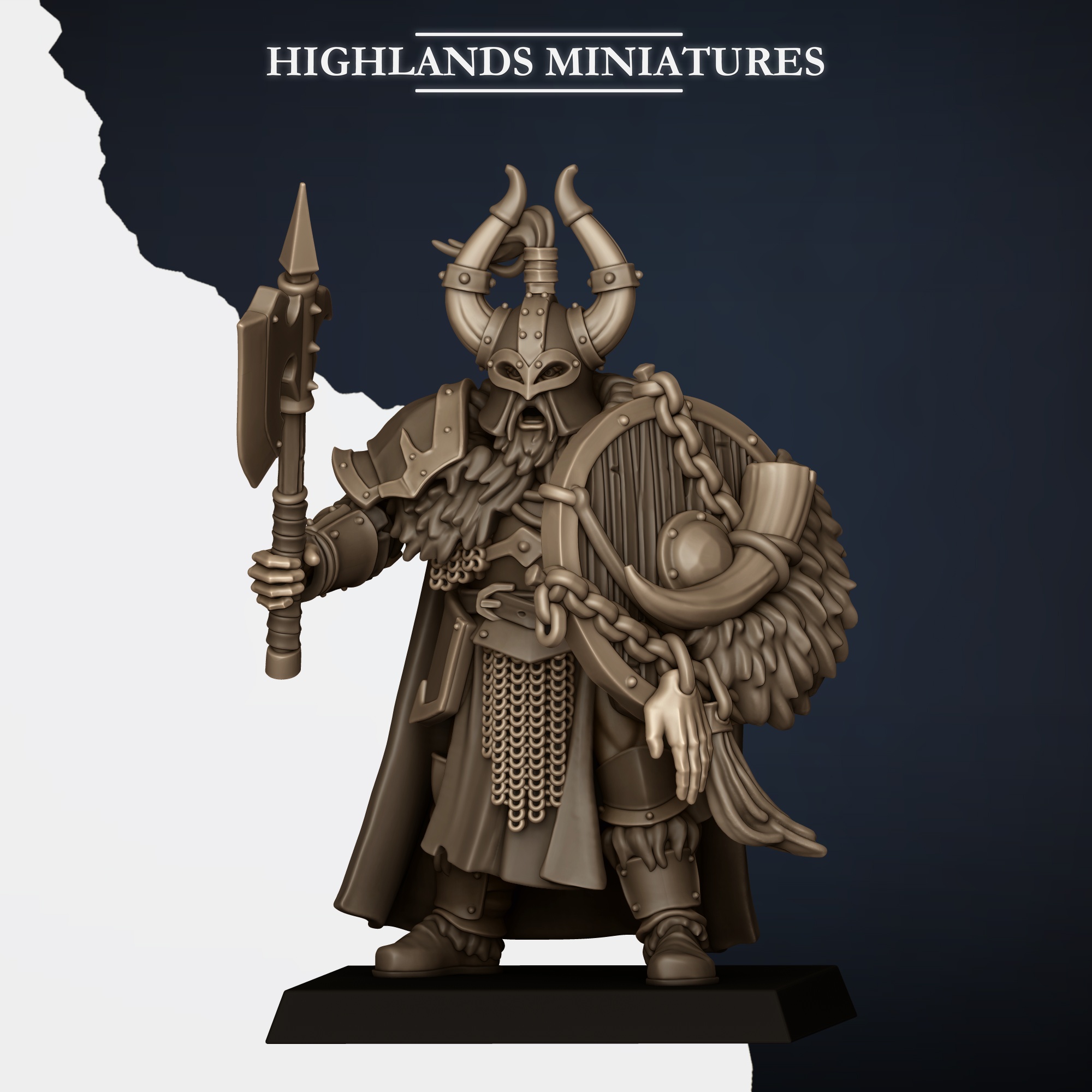 Norse Huscarls with Hand Weapons & Shields, Norse Tribes - Highlands Miniatures - Image 8