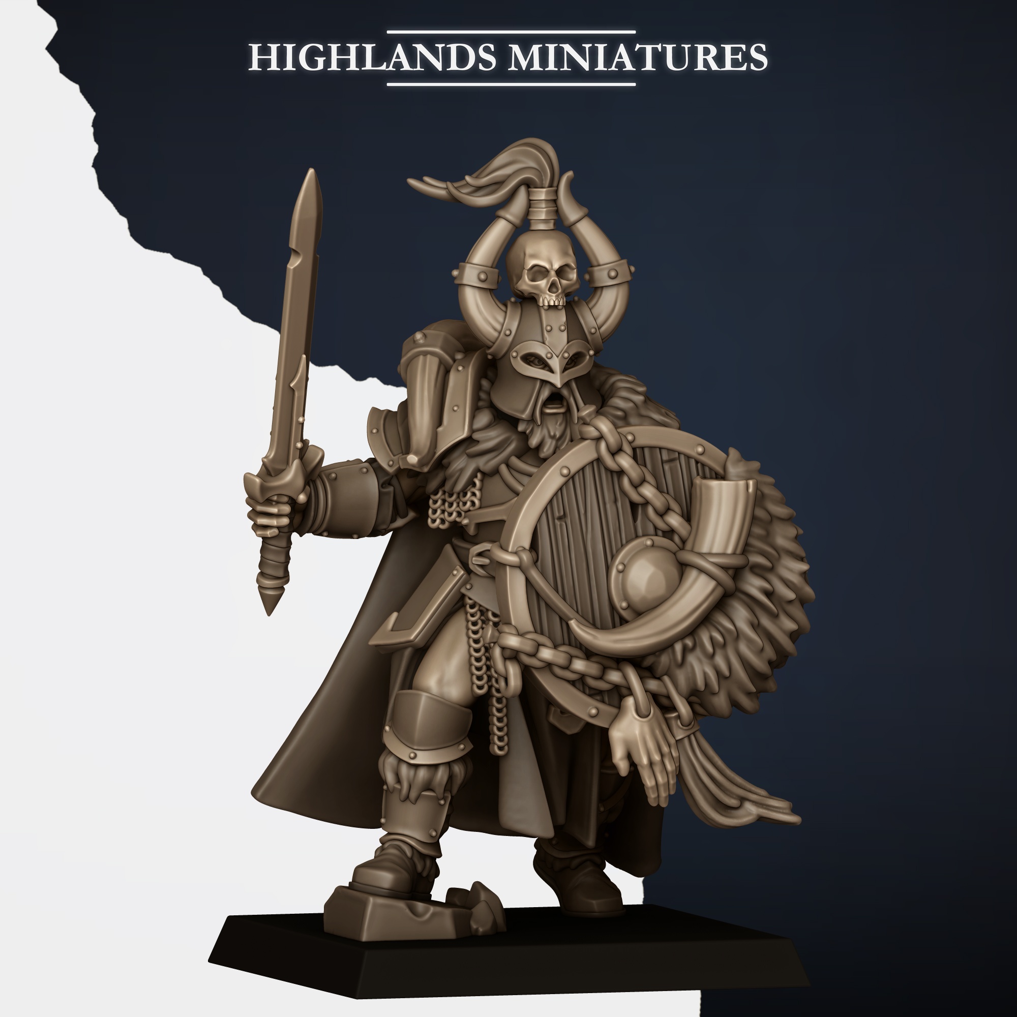 Norse Huscarls with Hand Weapons & Shields, Norse Tribes - Highlands Miniatures - Image 10