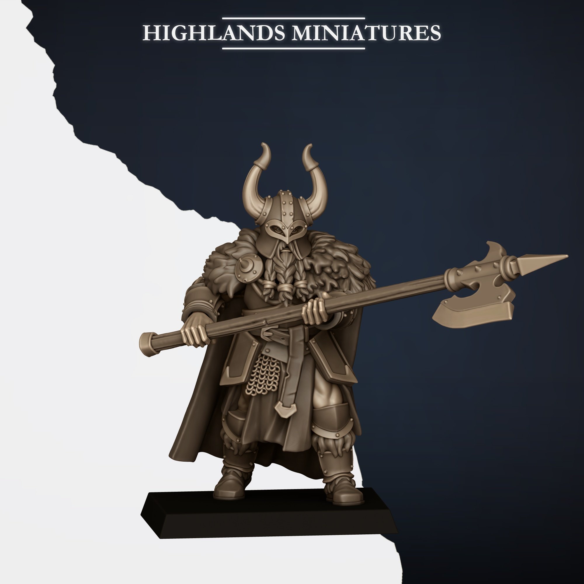 Norse Huscarls with Two-Handed Weapons, Norse Tribes - Highlands Miniatures - Image 9