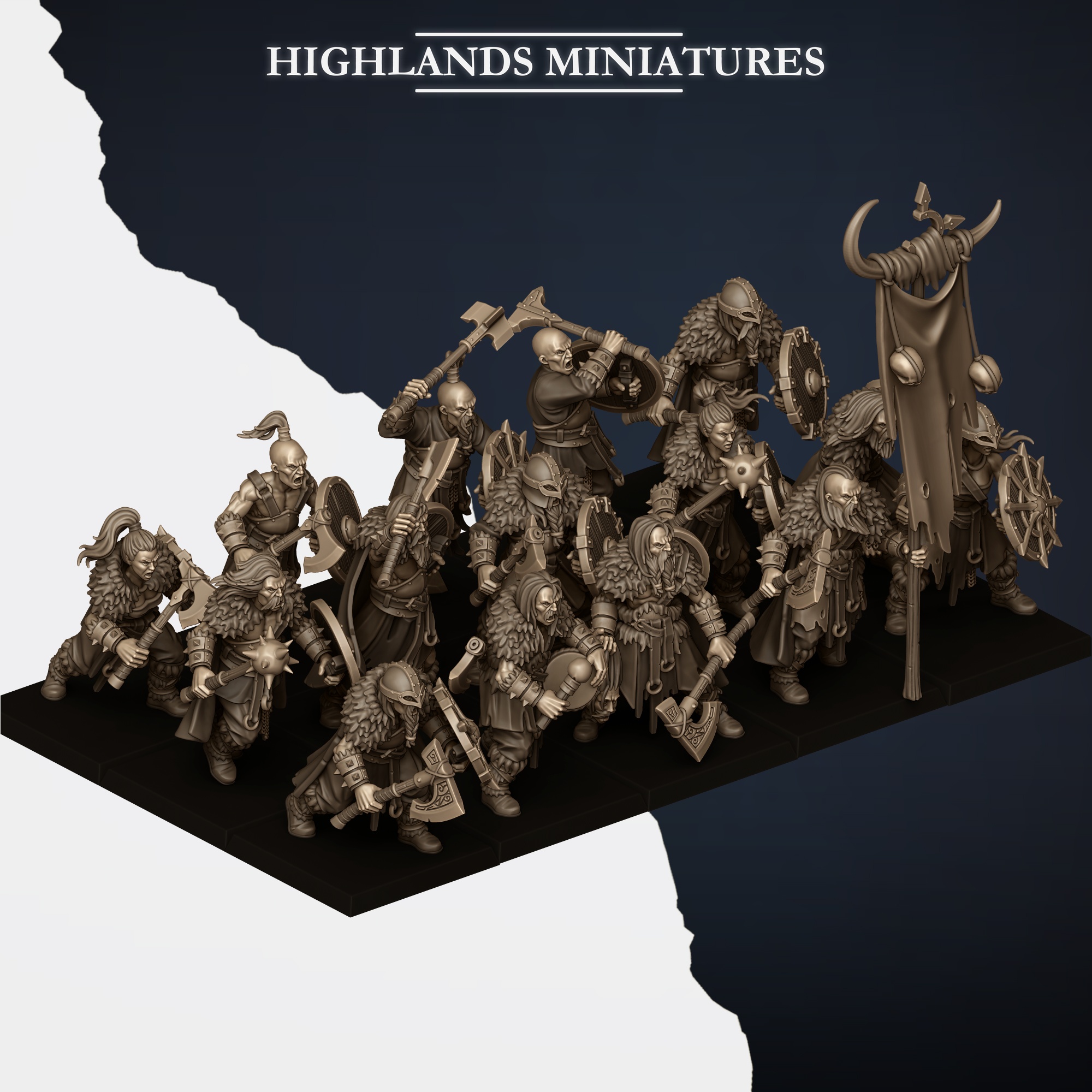 Norse Tribes Starter Army – Highlands Miniatures - Image 7