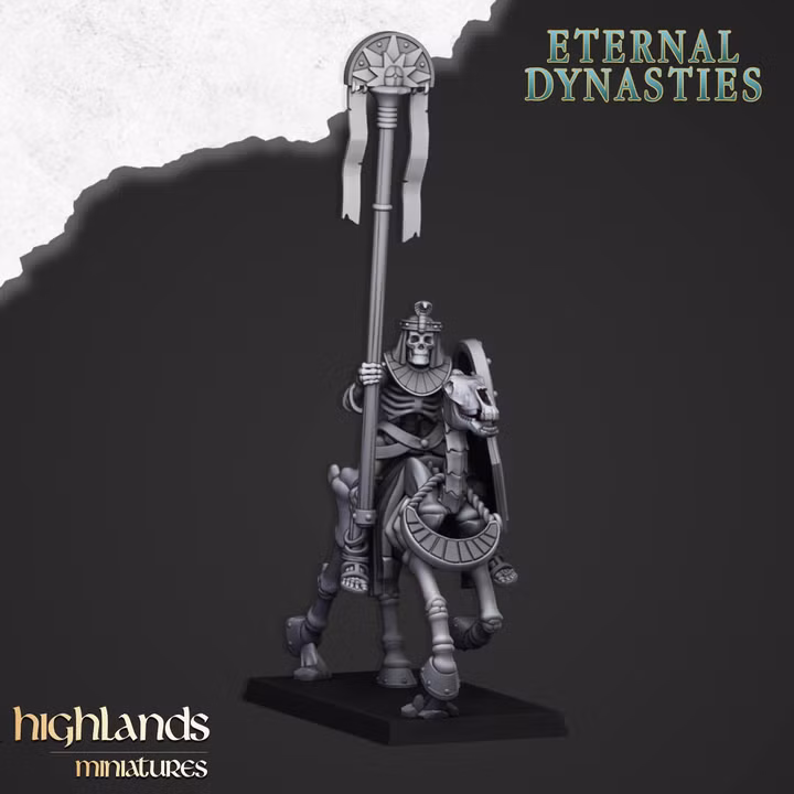 Ancient Skeletal Cavalry with Bows, Eternal Dynasties - Highlands Miniatures - Image 8