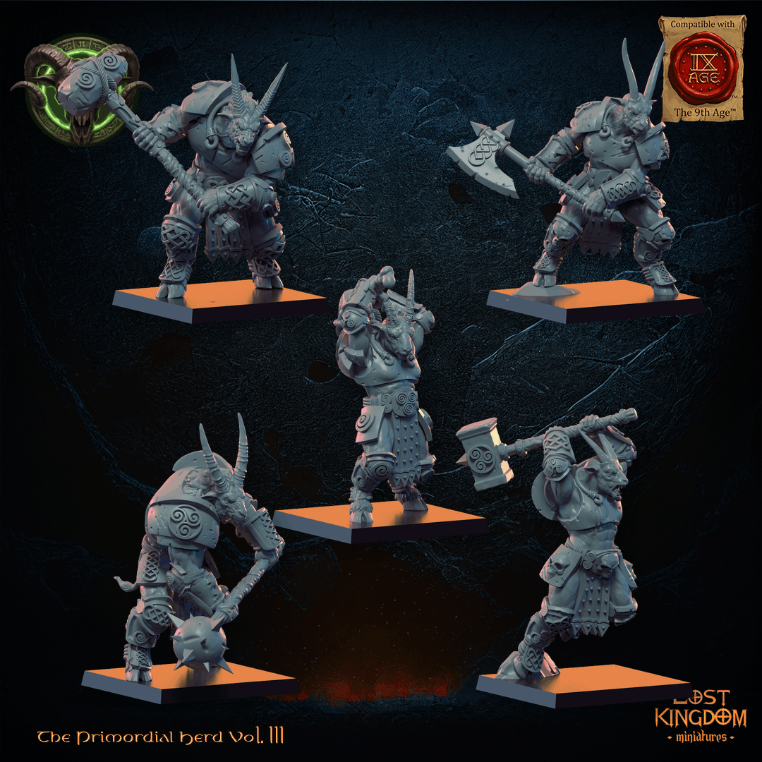 Longhorn Herd & Command Group, The Primordial Herd, Lost Kingdom - Image 7