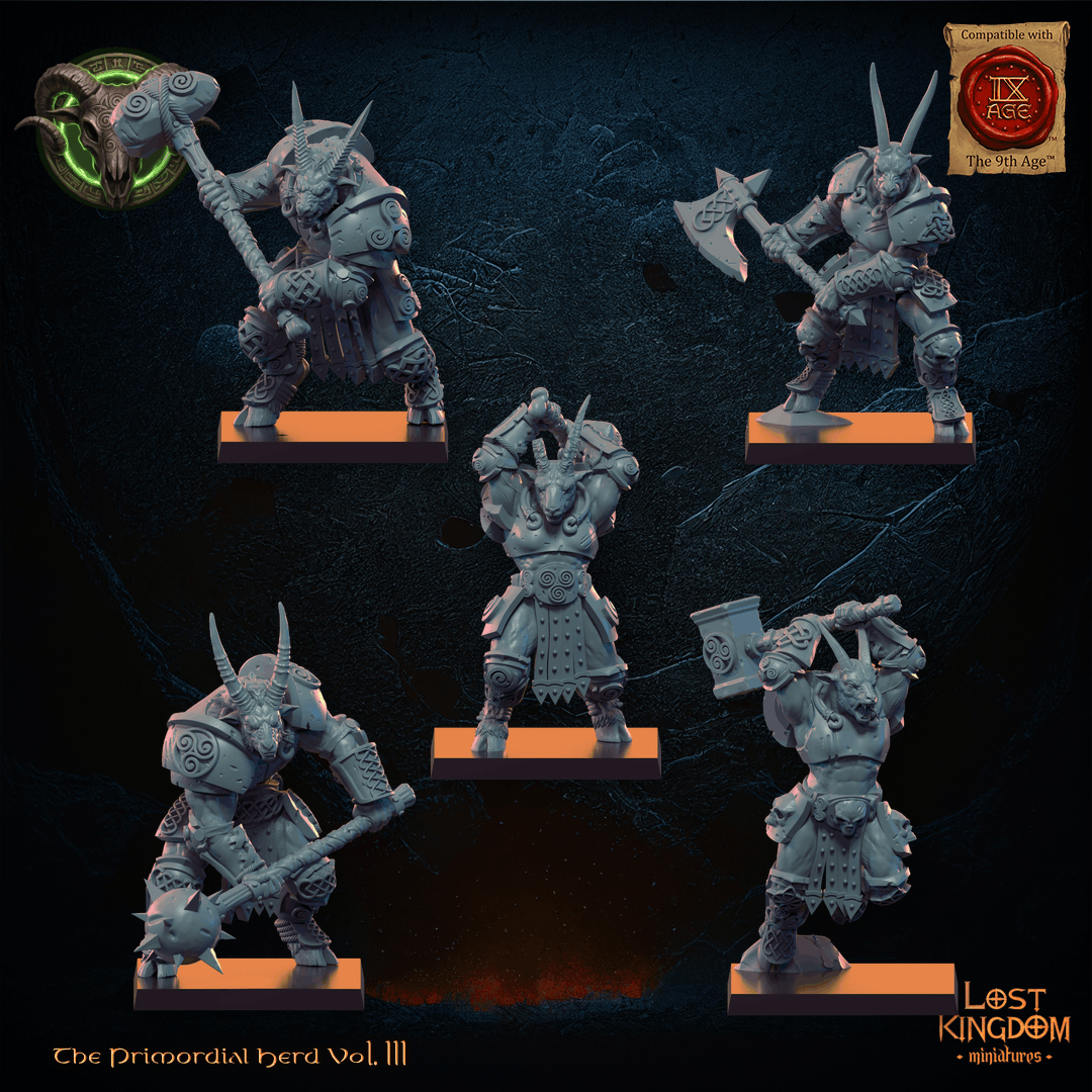 Longhorn Herd & Command Group, The Primordial Herd, Lost Kingdom - Image 8