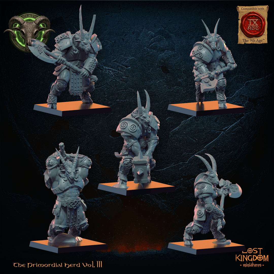 Longhorn Herd & Command Group, The Primordial Herd, Lost Kingdom - Image 6