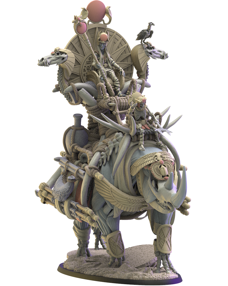 Hathor, Beduin Sorcerer on Rhinoceros, Undying Dynasties, Lost Kingdom