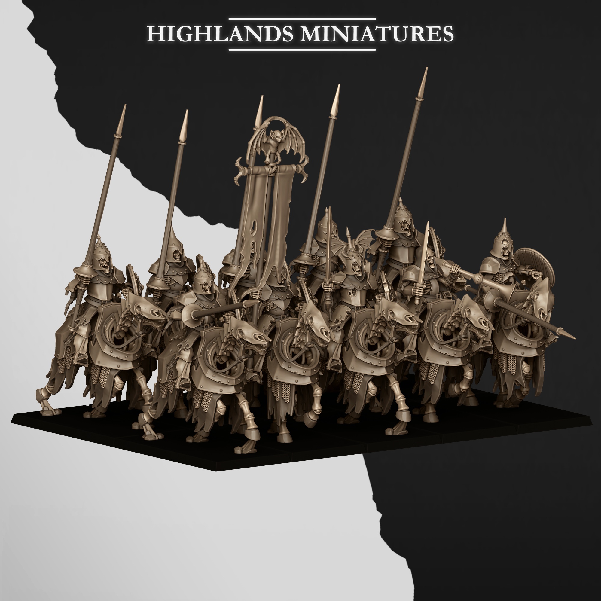 Dark Knights Cavalry Unit – Transylvania | Highlands Miniatures
