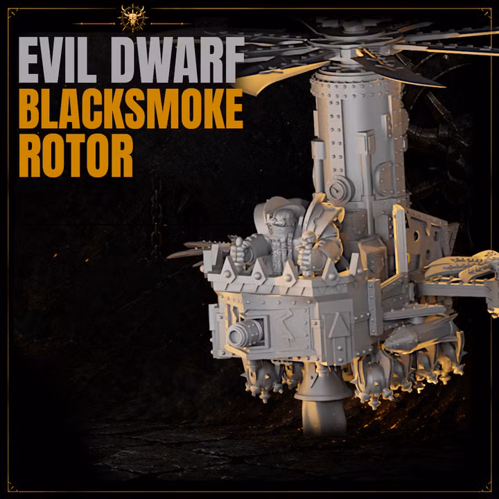 Evil Dwarf Blacksmoke Rotor – MeshyMesh