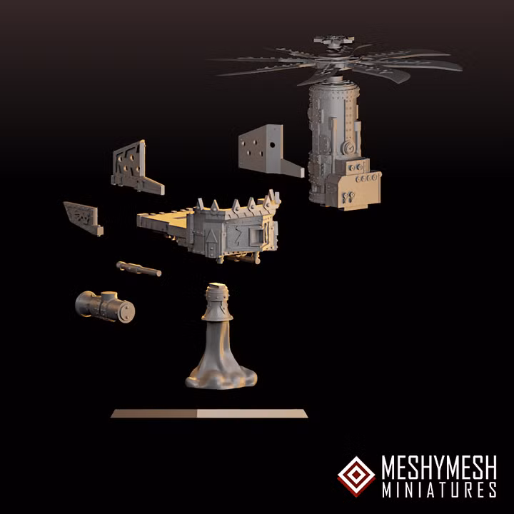 Evil Dwarf Blacksmoke Rotor – MeshyMesh - Image 2