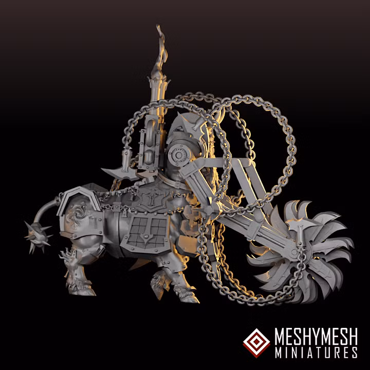Evil Dwarf Forge Centaur Ironstorm – MeshyMesh - Image 3