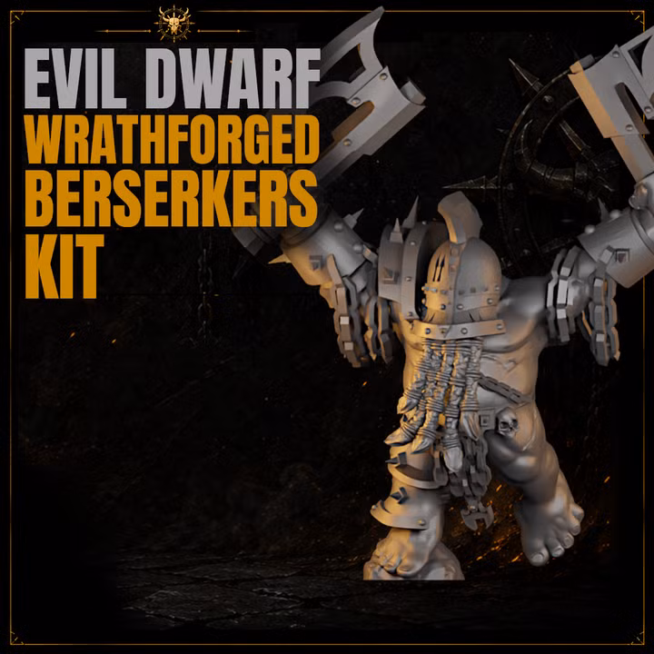 Evil Dwarf Wrathforged Berserkers – MeshyMesh
