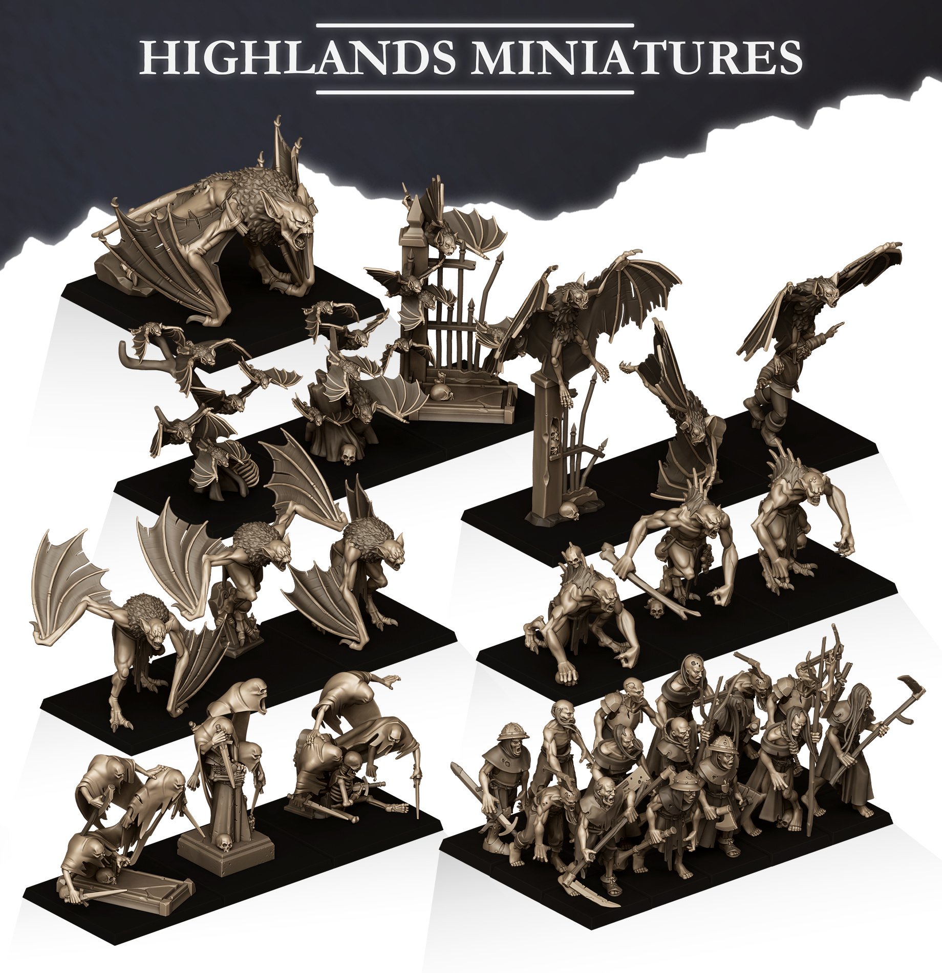 Graveborn Horrors Bundle – Transylvania | Highlands Miniatures
